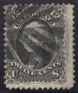 US Stamp Scott #97 F Grill USED SCV $250