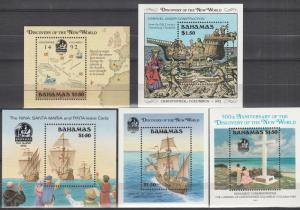 Bahamas #664, 667, 692, 729, 753  MNH  CV $46.25  (A14955)