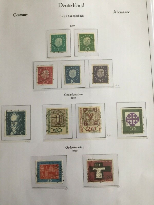 West Germany 1949 & 1956/77 Used Collection(400+Items)GM964