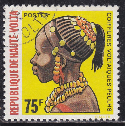 Burkina Faso 274 African Hair Styles 1972