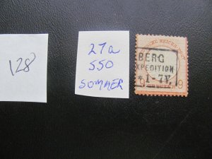 Germany 1872 USED SIGNED SOMMER  MI. 27a  SC 25 FINE 550 EUROS (128)