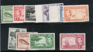 Cayman Islands #100 - #110 Very Fine Never Hinged