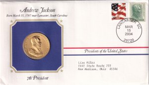 2004, Andrew Jackson Token Cover, Unknown Artist (E12149)