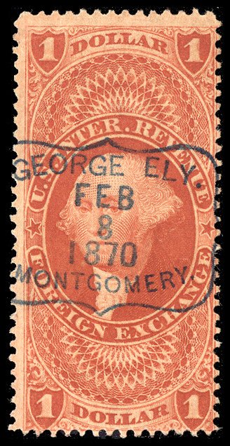 U.S. REV. FIRST ISSUE R68c  Used (ID # 98789)