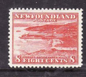 Newfoundland-Sc#259- id7-unused hinged 8c Paper Mill-1941-44-