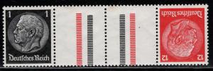Germany Scott # 415  422, 2 labels, mint nh, tete beche, Mi # KZ26