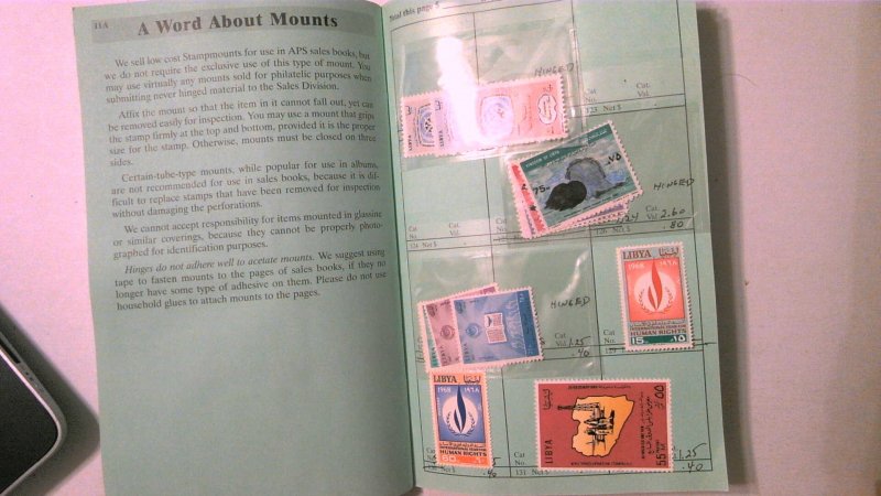 LIBYA COLLECTION IN BOOK, MINT/USED