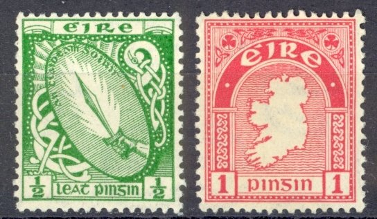 Ireland Sc# 65-66 MNH 1922-1923 Definitives