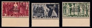 Switzerland 1939 Allegorical Figures Fellowship (3) Bureau of Labor Overprint