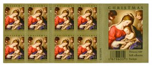 Scott 4424a 44c Madonna & Child Mint Booklet Pane NH Cat $18 (face $8.80)