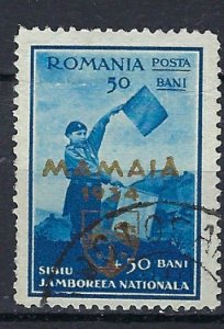 Romania B45 Used 1934 overprint (ak1738)