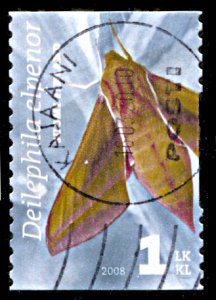 Finland 1314c, used, Elephant Hawk Moth