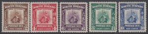 SG D85-D89 North Borneo 1939. 2c-10c Postage due set of 5. Fine fresh mounted...