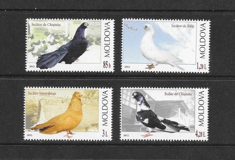 BIRDS - MOLDOVA #754-57  MNH