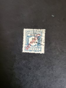 Stamps Macao J19 used