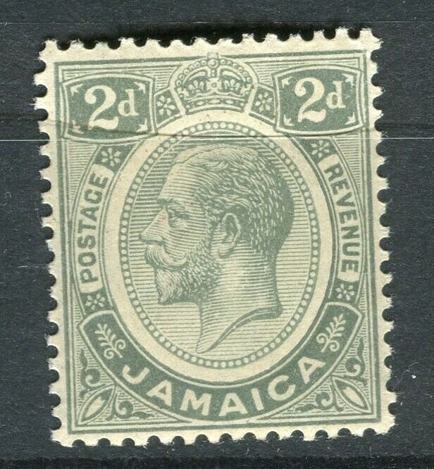 JAMAICA; 1912 early GV issue fine Mint hinged 2d. value