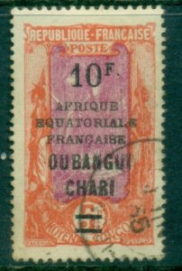 Ubangi-Shari 1927 Middle Congo Coconut Grove Opt Afrique Equatorial Francaise...