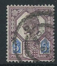 GB Edward VII SG 242 FU shade