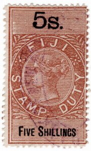 (I.B) Fiji Revenue : Stamp Duty 5/-