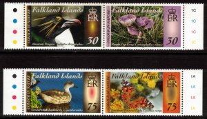 FALKLAND ISLANDS 2012 Color in Nature; Scott 1079-80, SG 1243a, 1245a; MNH