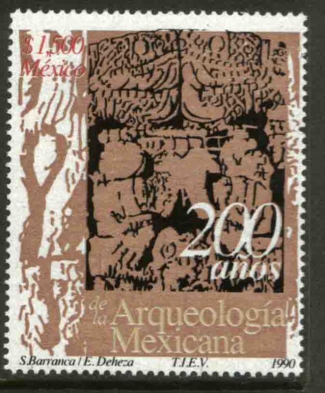 MEXICO 1669, Mexican Archeology Bicentennial. Mint, NH. F-VF. (69)