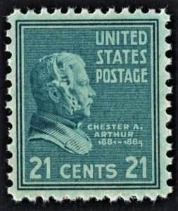 US 826 MNH VF/XF 21 Cent Chester Arthur