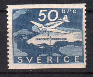 SWEDEN STAMPS. 1936, JUNKERS PLANE Sc.#263, MNH