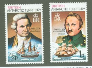 British Antarctic Territory #45a/46a  Single