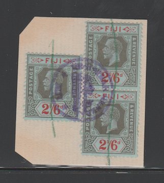 Fiji Scott #105 Stamp - Used Single on Piece - MSO