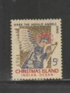 CHRISTMAS ISLAND #34 1969 CHRISTMAS MINT VF LH O.G