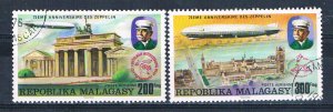 Malagasy C158-59 Used set Zeppelins 1976 (MV0046)