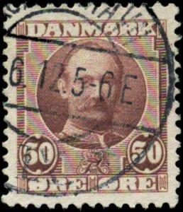 Denmark Scott #77 Used