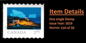 Canada 3152 Far & Wide Iceberg Alley $2.65 single (from coil) MNH 2019