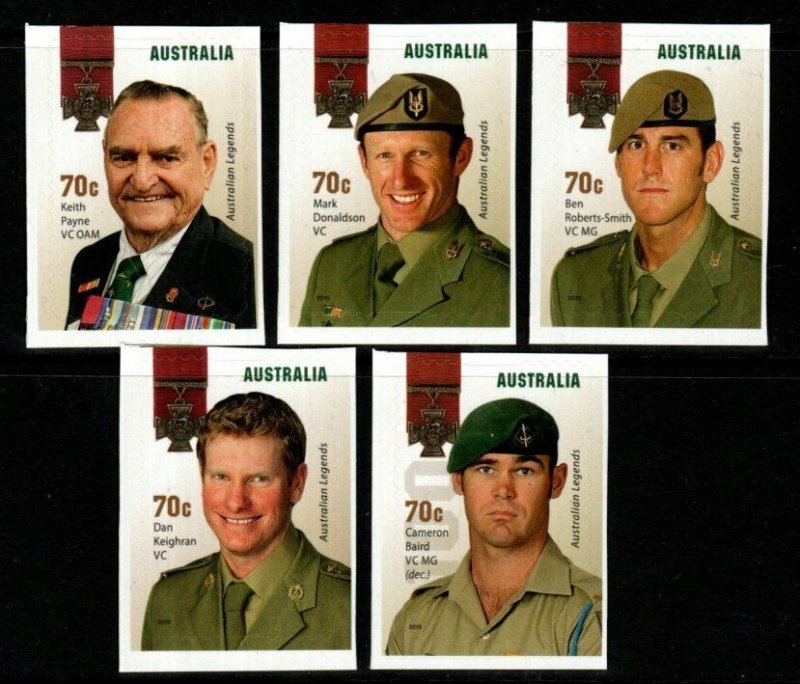 AUSTRALIA SG4310/4 2015 THE VICTORIA CROSS SELF ADHESIVE MNH 