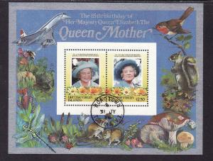 D2-British Royalty-Virgin Is.-Sc#519-used sheet-Queen Mother