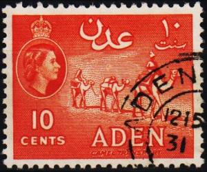 Aden. 1953 10c S.G.50 Fine Used