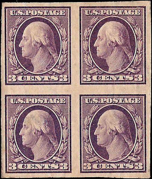 345 Mint,OG,H/NH... Block of 4... SCV $56.00