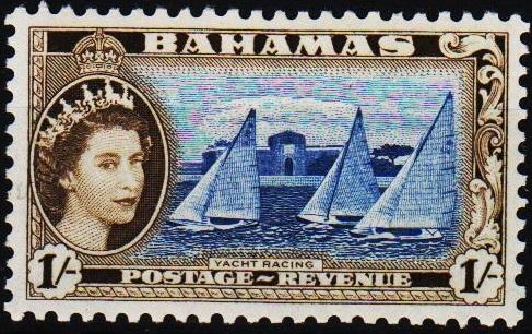 Bahamas.1954 1s  S.G.211 Mounted Mint