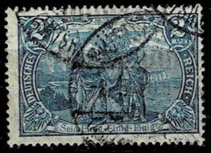 Germany 1915,Sc.#93 b+c used, wartime issue , North and South, roman inscription
