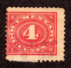 USA Revenue Stamp Scott # R231 used Lot 200550 -04