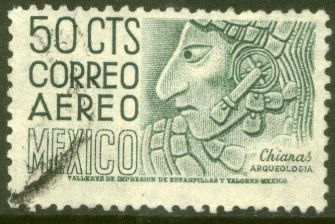 MEXICO C193, 50c 1950 Definitive wmk 279 Used (840)