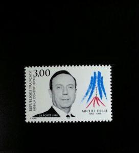 1998 France Michel Debre, Politician Scott 2622 Mint F/VF NH