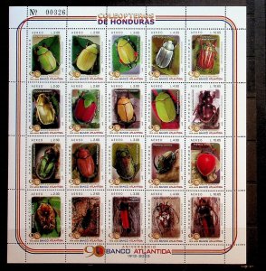 HONDURAS Sc C1137 NH MINISHEET OF 2003 - INSECTS - (CT5)