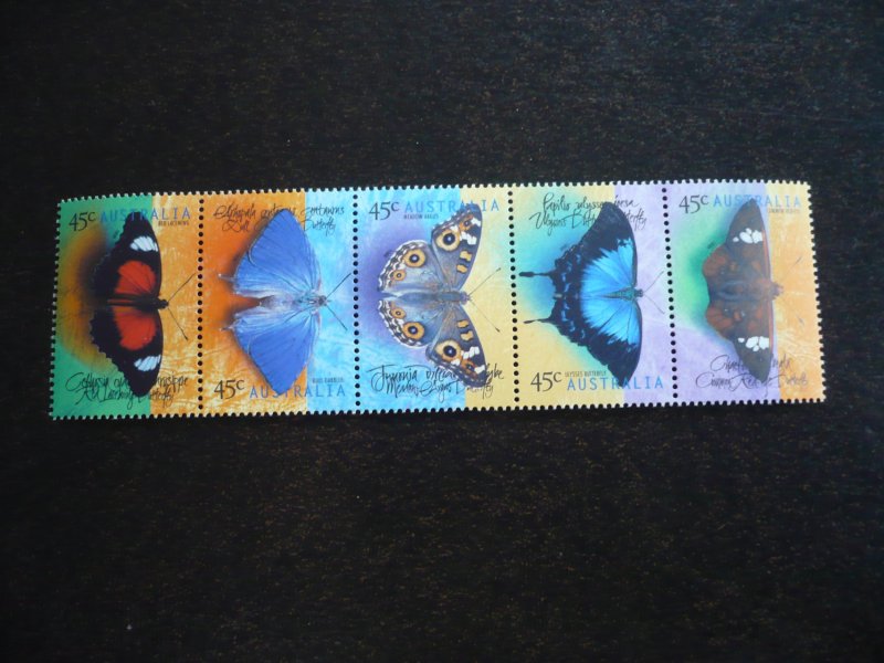 Stamps - Australia - Scott# 1694a - Mint Never Hinged Strip of 5 Stamps