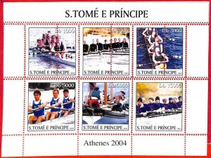 A3374 - SAO TOME & PRINCE, ERROR MIPERF: 2003, rowing, Athens 2004, Olympiad-