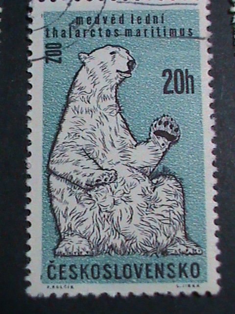 CZECHOSLOVAKIA STAMP- WORLD WILD  ANIMALS CTO NH STAMPS SET VERY FINE