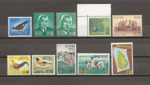 CEYLON 1964/72 SG 485/500 MNH CAT £60