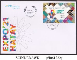 TURKEY - 2022 EXPO '21 HATAY, / EXPOSITION MIN/SHT FDC