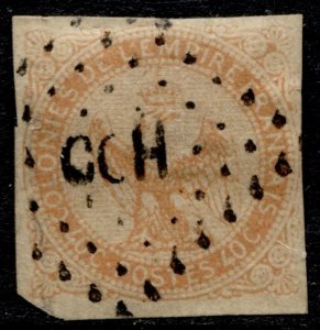 Colonies #5 Eagle and Crown Imperforate Used