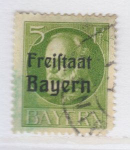 German States BAVARIA 1919 5pf Used Stamp A25P52F20190-